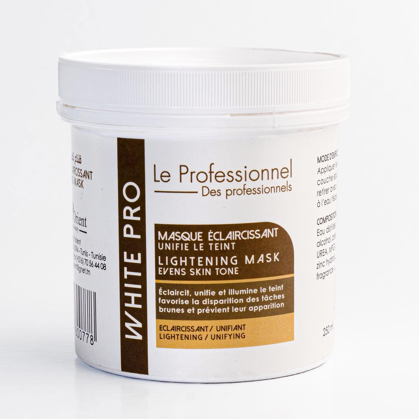 WHITE PRO MASQUE ECLAIRCISSANT